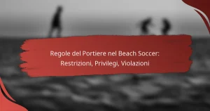 Regole del Portiere nel Beach Soccer: Restrizioni, Privilegi, Violazioni
